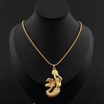 Necklace Pendant Baby Girl Copper Alloy Choker Gold Color Accessories Classic Gold Plated Jewelry Gift Bijoux