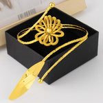 Ghana Trendy Flower Leaves Shape Armlet for Women Dubai Upper Arm Hollow Out Bangle Party Wedding Easter Adjustable Jewelry Gift