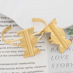 18K Gold Color Jewelry Dubai Luxury Earrings Ring Bangle Sets African Fashion Jewellery Set for Women Italian Wedding Party Gift