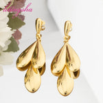 Personalized Big Hoop Earrings Stainless Steel Clip Earrings For Women African Nigeria Fashion Jewelry Party Gift