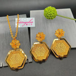 Rose Gold Color Dubai Luxury Noble Necklace Earrings Women Jewelry Set For Nigeria Bride Wedding Party Banquet Jewelries Gift