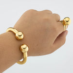 African Fashion Women Jewelry Italian Gold Plated Rings Bracelet Earrings Sets Wedding Necklace Pendant Dubai Party Gift