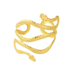 Mid East Women Vintage Snake Shape Upper Arm Bangle Nigeria Sexy Creative Adjustable Open Armlet Easter Date Party Body Jewelry