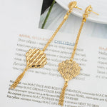 Fashion Earrings Sets Banquet Golden Drop Women Gold Plated Fashion Brass Lady Big Earring For Girls Hoops Golden Hoop Earrings