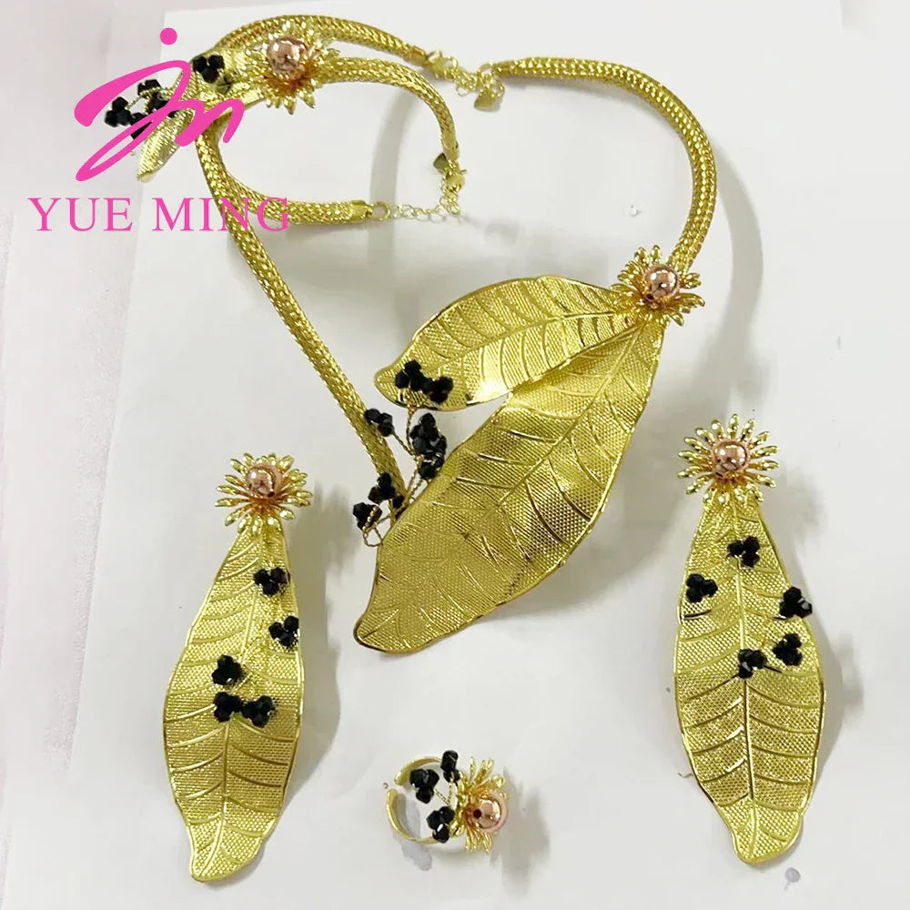 Yueming Luxury Nuptial Jewelry Set