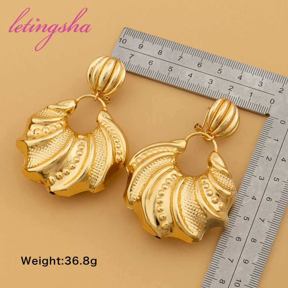 Yueming Copper Stylish Earrings