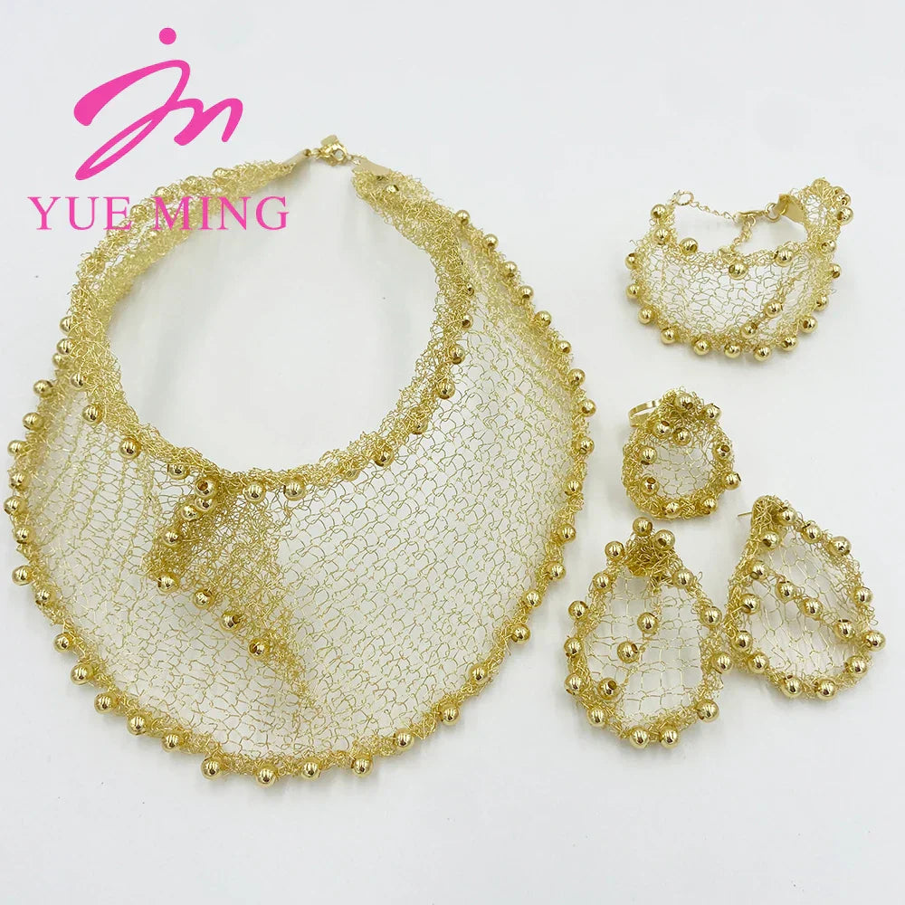 Yueming Luxurious Wedding Jewelry Set