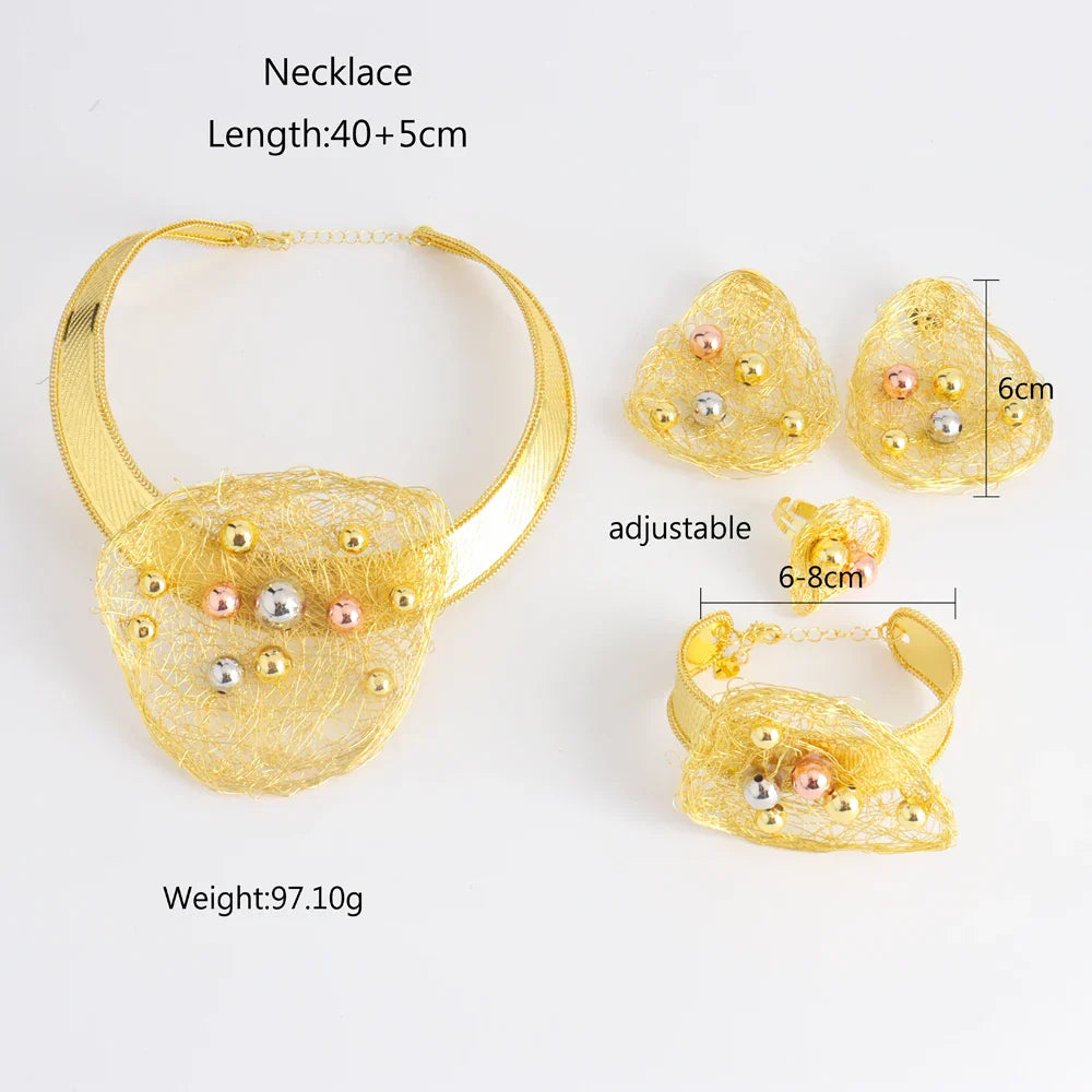 Yueming Premium Wedding Jewelry Set