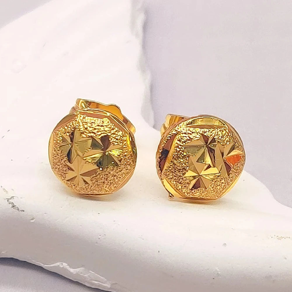 2025 New Vintage Gold Color Plated Water Drop Earrings for Girls Teardrop Earring  Waterproof Jewelry Gift Wholesale