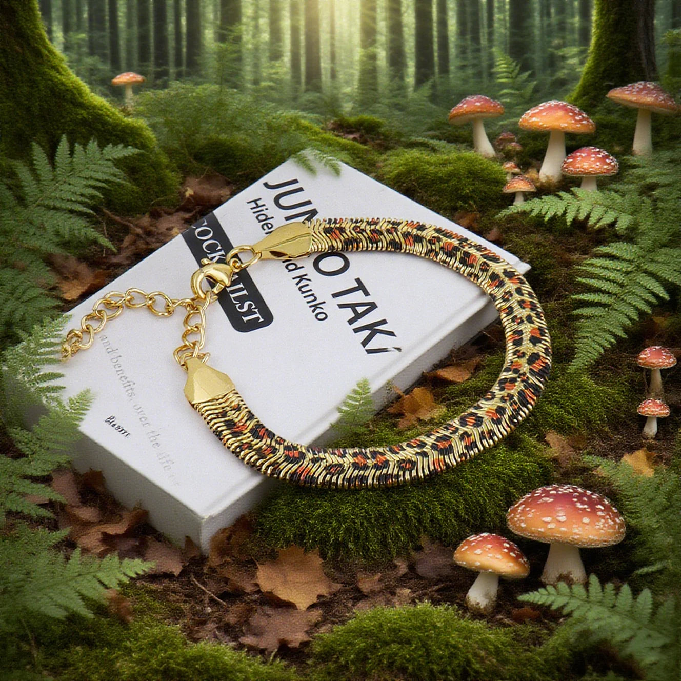 Dubai Gold Plated Snake Shaped Necklace Bracelets Bangles for Women Men for Party Vintage Jewelry Gift Streetwear Goth Punk Gift