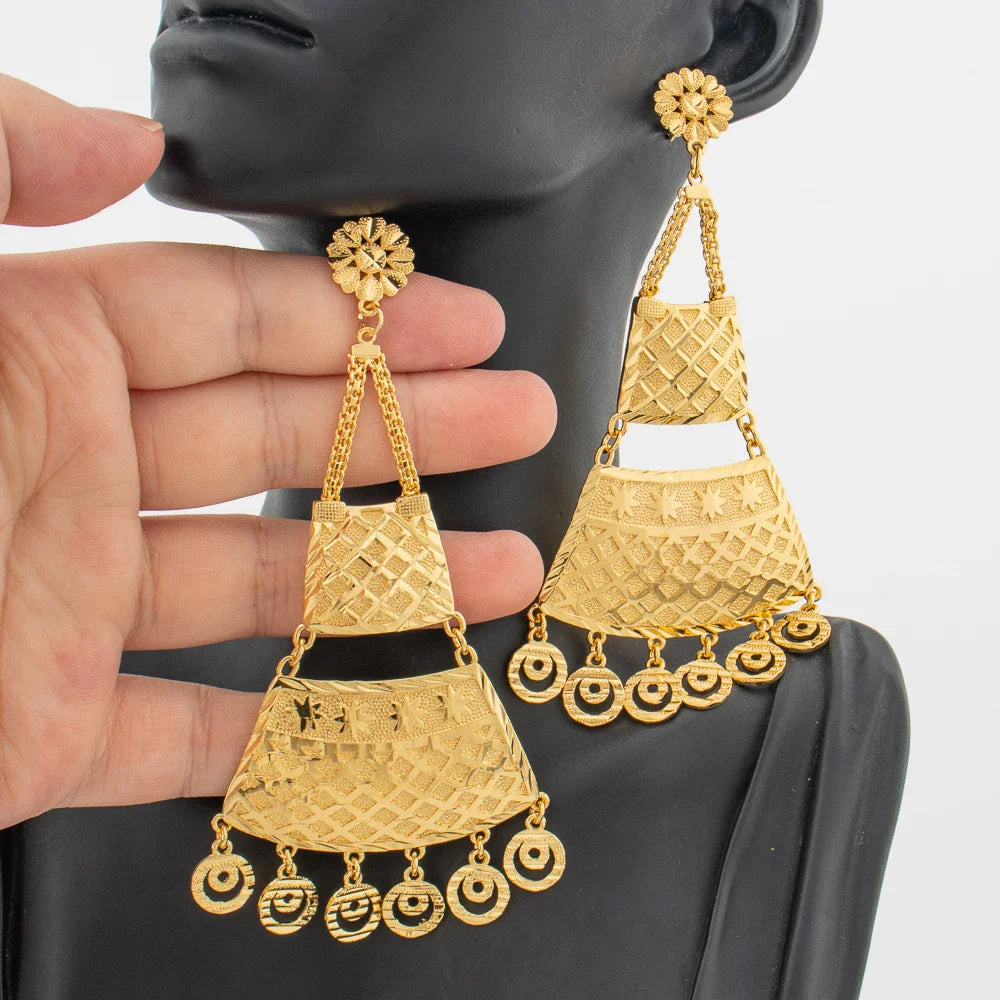 Yueming Fashion Statement Anniversary Earrings