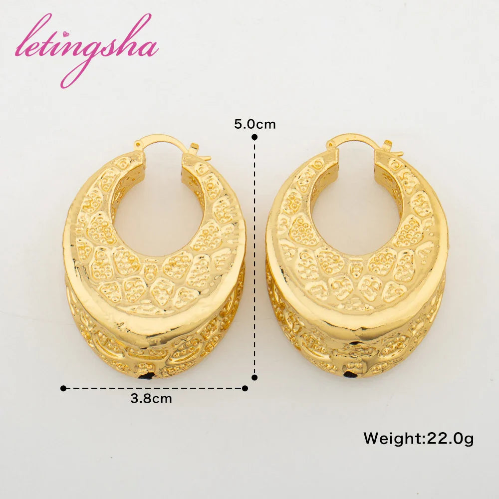 Yueming Retro Chunky Earrings