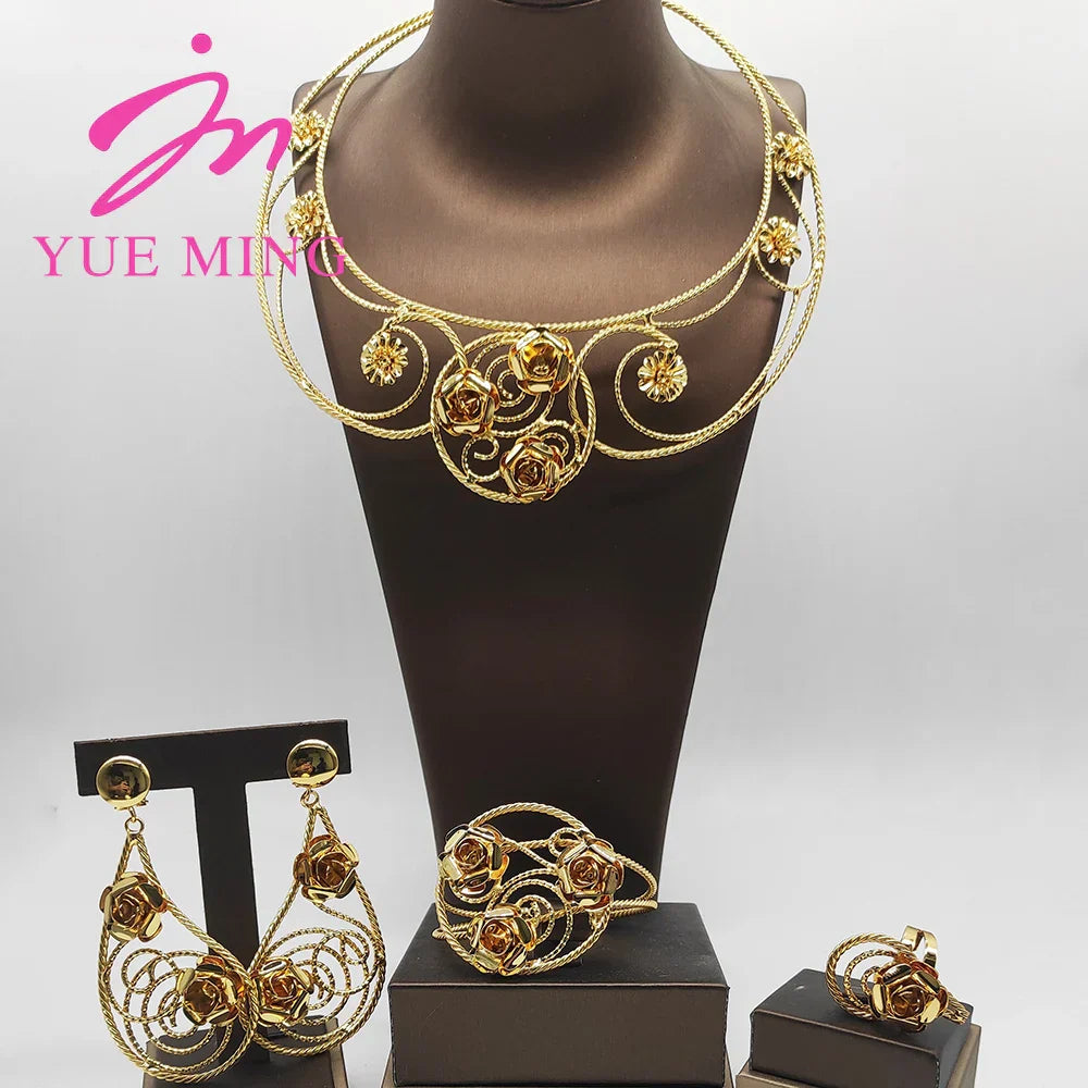 Yueming Luxury Wedding Jewelry Unique Set