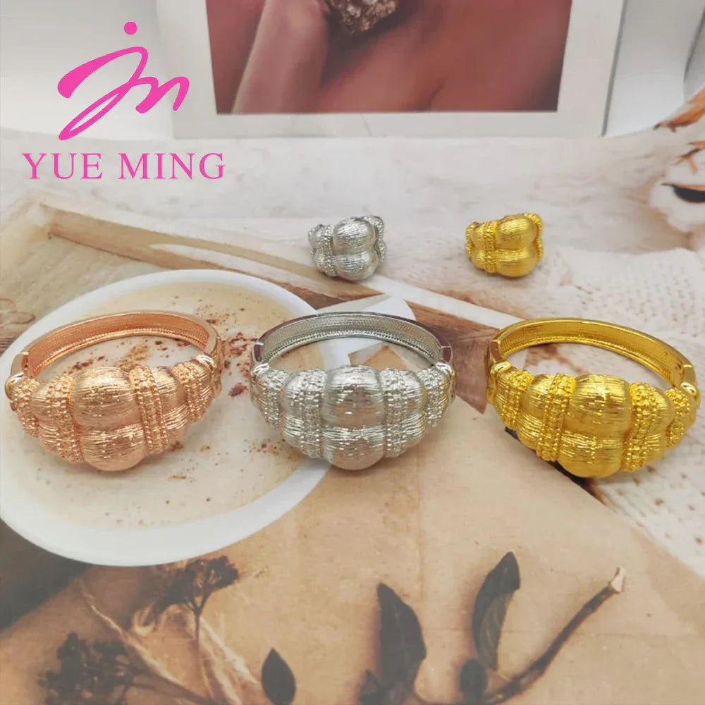 Yueming Copper Luxury Wedding Jewelry Set