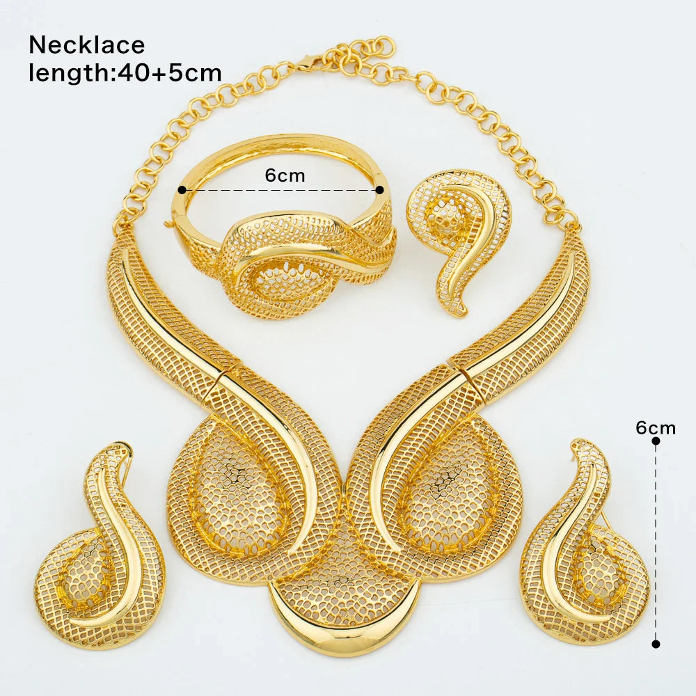 Yueming Chic Bridal Jewelry Set