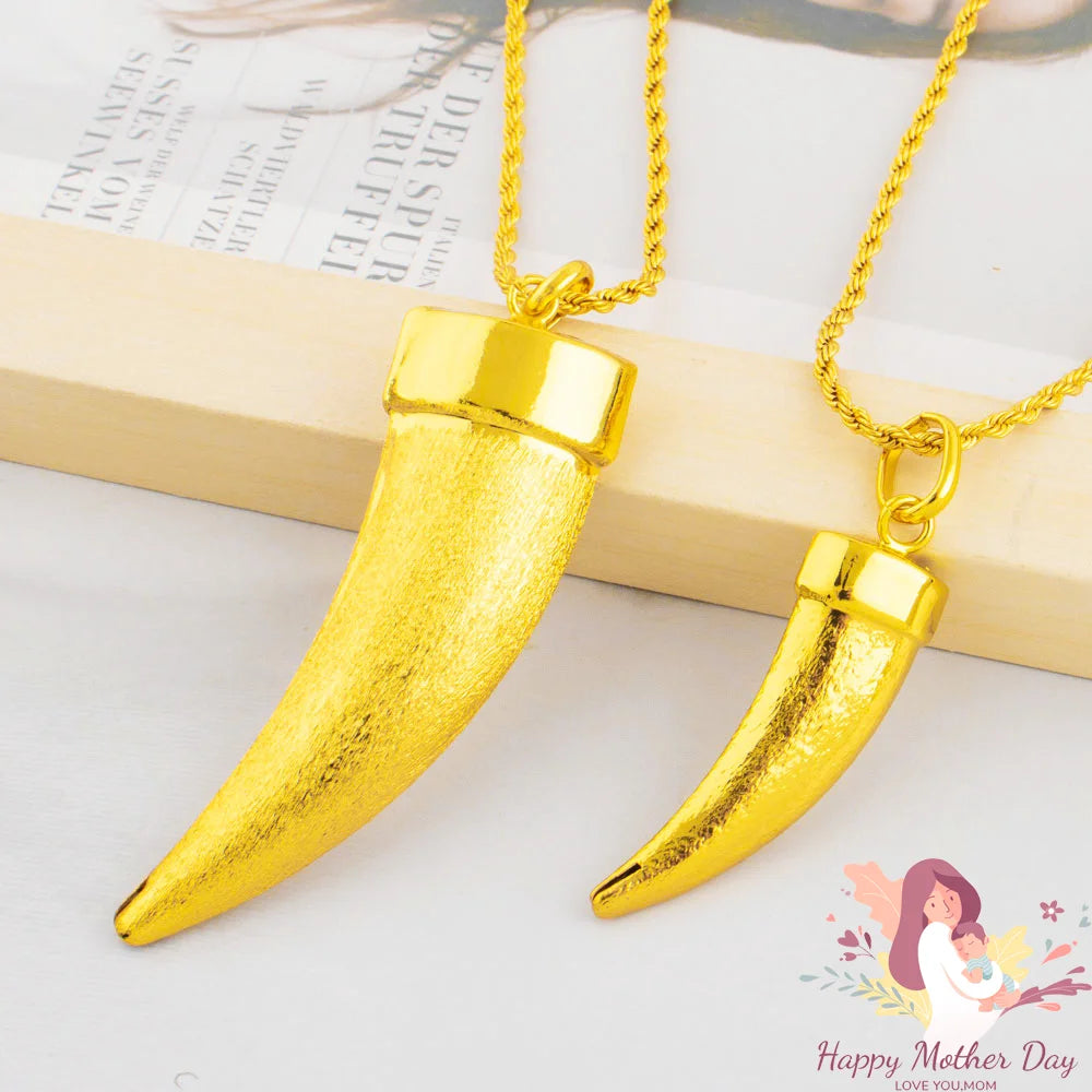 Dubai Gold Color Pendant Boutique Jewelry Set Charm Jewelry For Men Women And Children Daily Wear Mother's Day Jewelry Set Gift