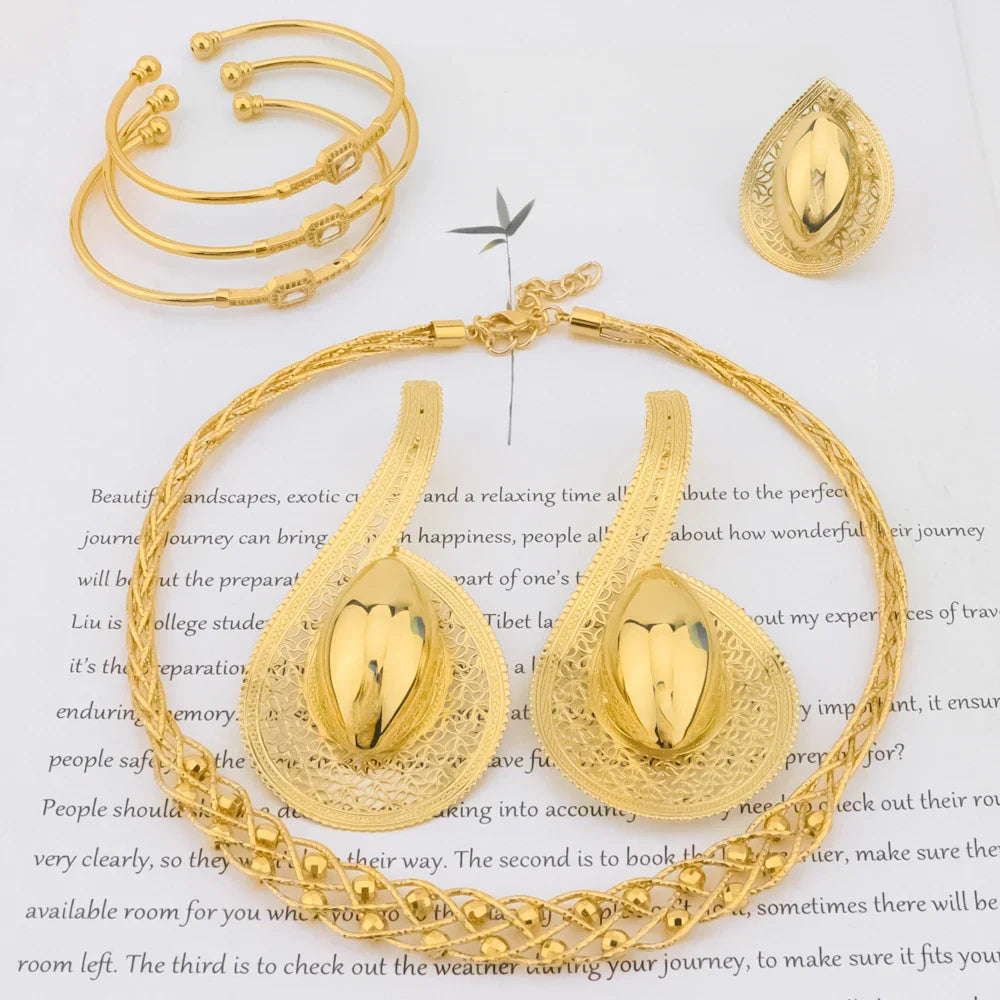 Yueming women necklace bracelet modern african unique for african party wedding