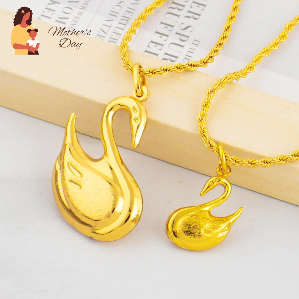 YM Punk Pendant Series of Swan France Women Men Fashion Necklace Pendant DIY Jewelry Making Gift for Mother's Day Party Wedding