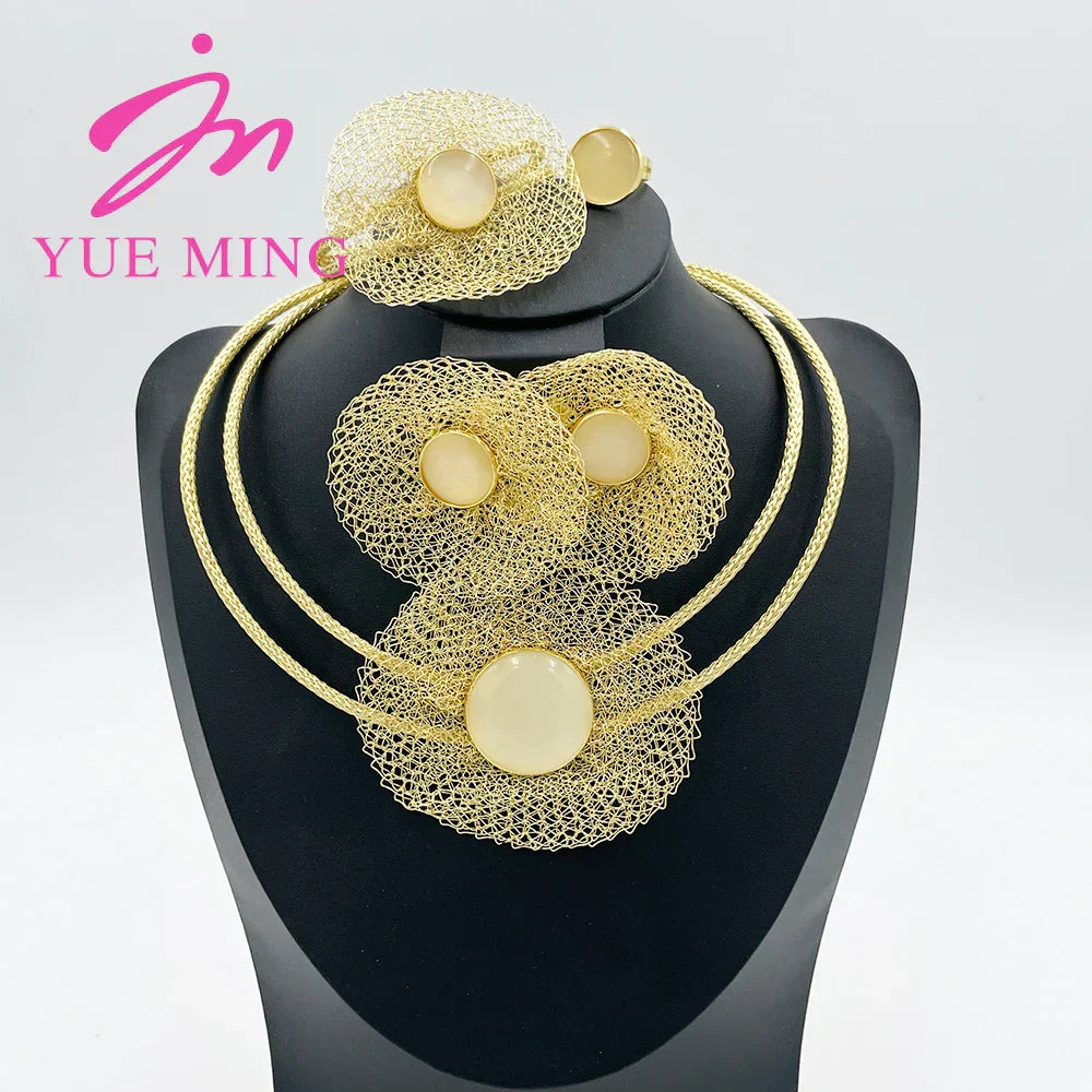 Yueming Luxury Matrimonial Jewelry Set